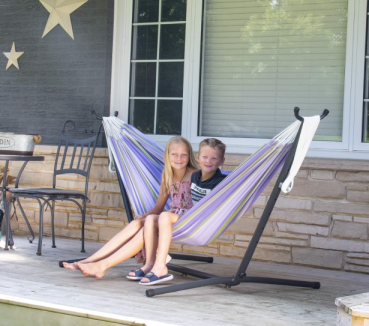 Preview: VIVERE Doppelhängematte Tranquility mit Gestell